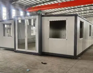 Hot Sale Modular Home Prefab Portable Folding Container House Mobile House with Glass Curtain Wall