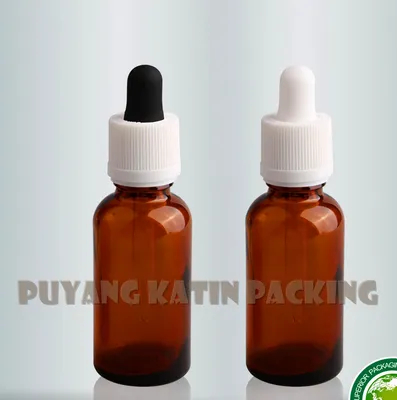 Glass Bottles with Screwed Cap and Droppers