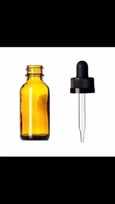 Boston Screwed Glass Vial with Dropper and Silicon Bulb