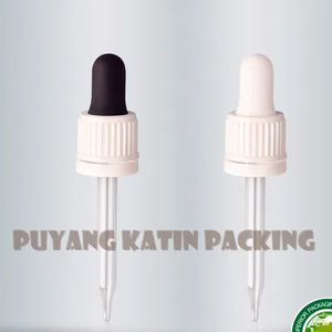 Black/White 13/425 Caps with Droppers for Pharmaceutical Packing