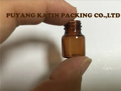 Amber/Clear/Green/Blue Mini Perfume Vial Glass Bottle for Cosmetic Packaging