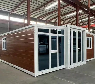 Steel Structure Prefab Portable Container House 2 Story Office