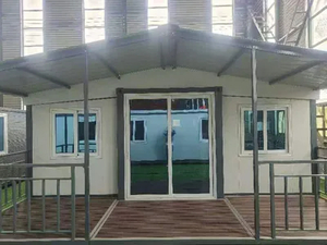 Expandable Folding Container House with Deck