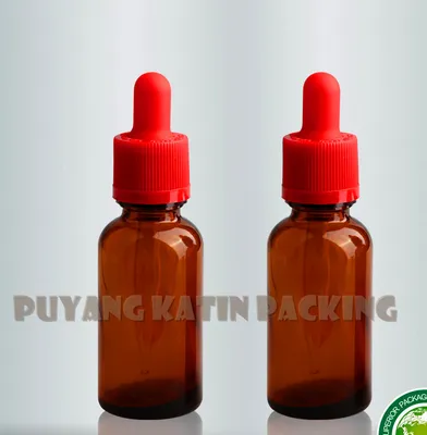 Tubular Screwed Glass Bottle Vial for Cosmetic and Pharma Packing
