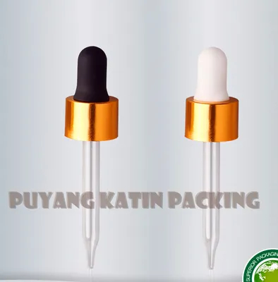 Glass Pipettes Droppers Cosmetic Packaging Glass Bottle Vial