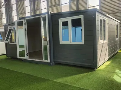 Easy Assemble Prefabricated Detachable Container House with Light Steel Structure Wall