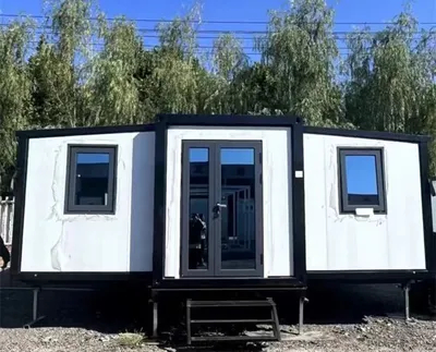 Fast Install Prefabricated Detachable Container House with Light Steel Structure Wall