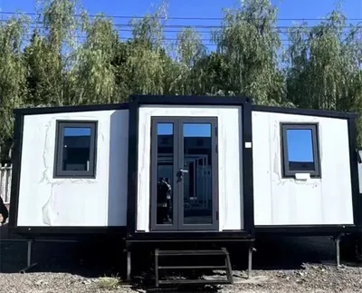 Fast Install Prefabricated Detachable Container House with Light Steel Structure Wall