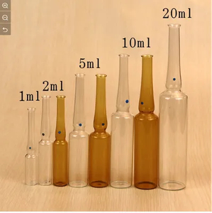 Pharma Injection Amber/Clear/Blue Glass Ampoule