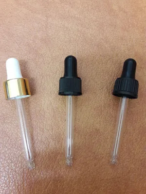 Glass Pipette with Calculation Ink Print Glass Bottle Dropper