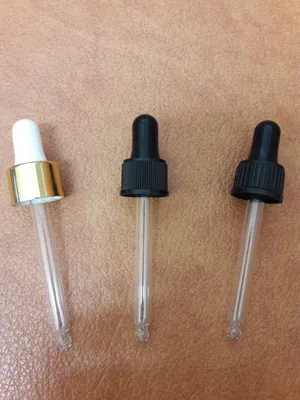 Glass Pipette with Calculation Ink Print Glass Bottle Dropper