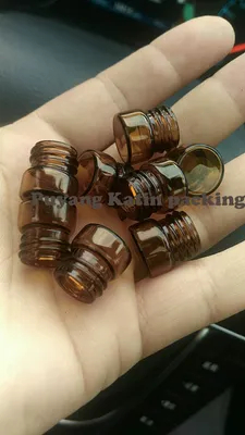 1ml/2ml/5ml Mini Pet Screwed Glass Bottle Glass Mini Vial
