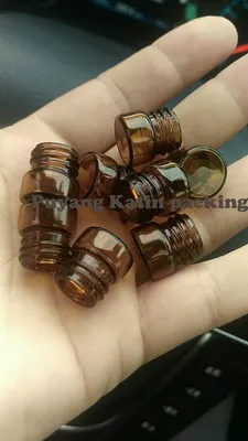 1ml/2ml/5ml Mini Pet Screwed Glass Bottle Glass Mini Vial