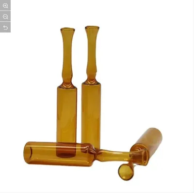 Amber Disposable Medical Injection Borosilicate Glass Ampoule