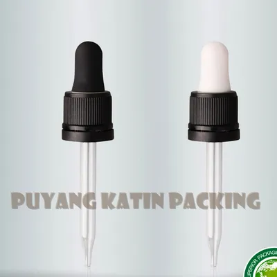 7.25X65mm Glass Dropper Glass Pipette with Screwed Cap and Bulb