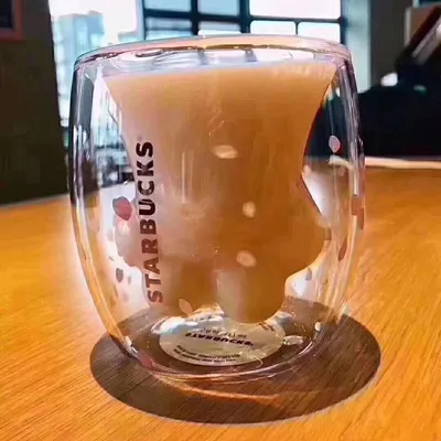 Shaped Glass Cup for Fruit Juice Molded Bottle