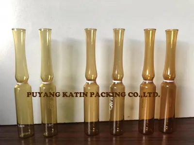 2ml Amber Pharmaceutical Glass Ampoule with Breaking Point