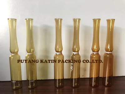 2ml Amber Pharmaceutical Glass Ampoule with Breaking Point