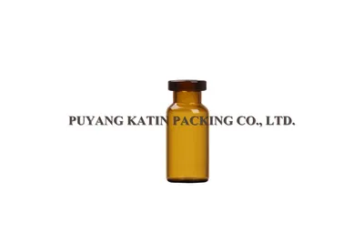 5ml Amber Glass Vial Bottle with Crimp Finished Bayonet Lock
