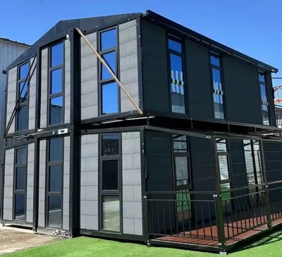 Temporary Detachable Prefabricated Affordable 2-Story Prefab Container House