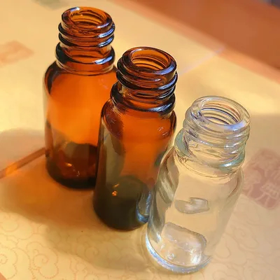 3ml Amber/Clear Tubular Glass Vials for Cosmetic/Medical Packing