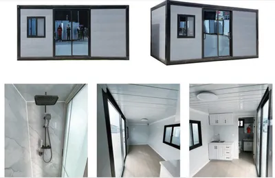 1/2/3 Bedrooms Mobile Modular Expandable Folding Prefab Container House