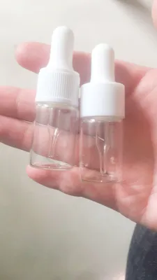 Glass Dropper with Cosmetic Packaging Bottle
