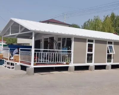 20FT/30FT/40FT Movable Prefab Expandable Container House with a Deck