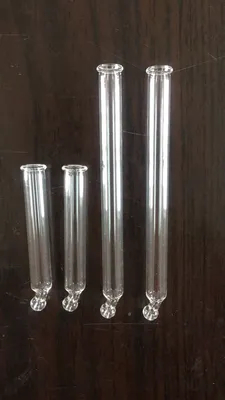Series of Shaped Glass Pipette with Silicone Bulb