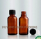 Amber Screwed Boston Pet Bottle Spray Bottle Dropper