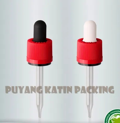 Glass Dropper with Silicone Bulb and Color Cap
