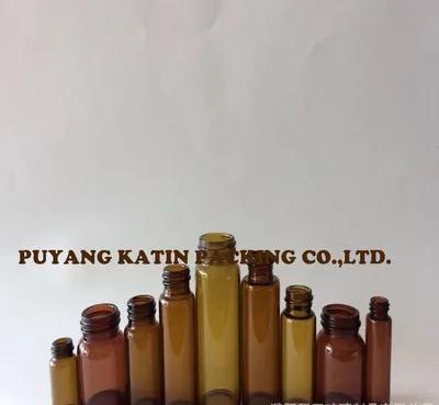 1-100ml Amber/Clear Tubular/Molded Glass Vial