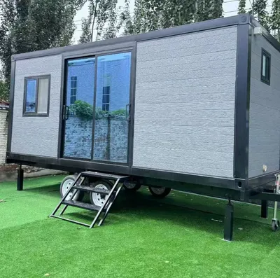 Flat Roof Top Expandable Container House 40FT