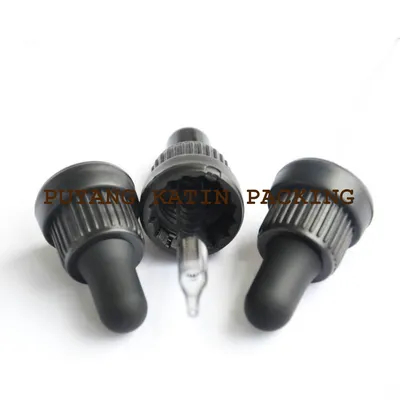 Series of Hand Made Clear Glass Dropper Pipettes with Silicone Bulb and Cap