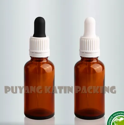 5ml 10ml 20ml Amber Clear Glass Bottle Dropper Roll-on