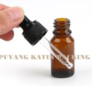 Round Ball Glass Dropper for Cosmetic Pack