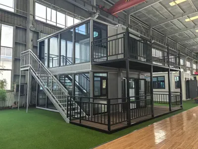 2 Story Fast Install Easy Assemble Portable Prefab Office Container House