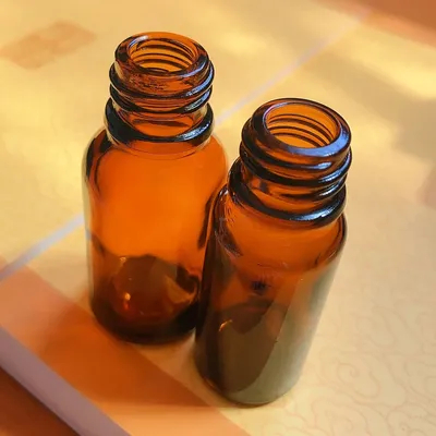 20ml Amber/Clear Screwed Glass Bottle with Dropper