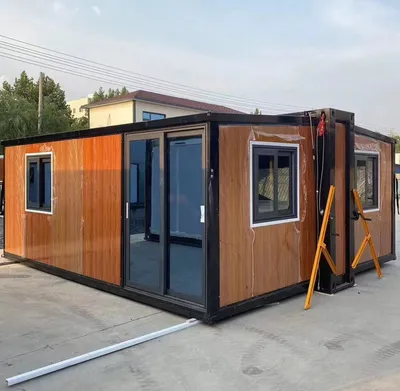 Easy Assemble Prefabricated Detachable Container House with Light Steel Structure Wall