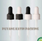 Pipette Glass Dropper Plastic Cap Silicone Bulb Glass Pipette for Cosmetic Packing