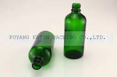 High Quality Green Glass Bottle Vial with Dropper Pipette