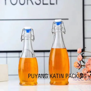 Series of Champagne Glass Bottle Glass Jar Juice Milk Bottle