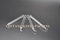 7.25X60mm Bended Shaped Glass Dropper Glass Pipette with Screwed Cap and Bulb
