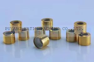 Golden Aluminum Cap with Dropper