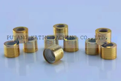 Golden Aluminum Cap with Dropper