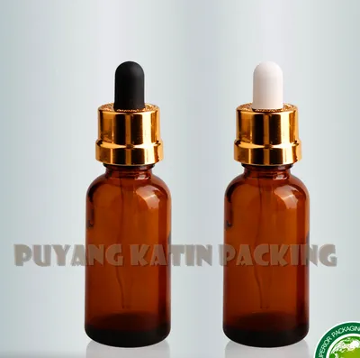Clear/Amber/Green/Blue Boston Glass Vial with Dropper and Bulb