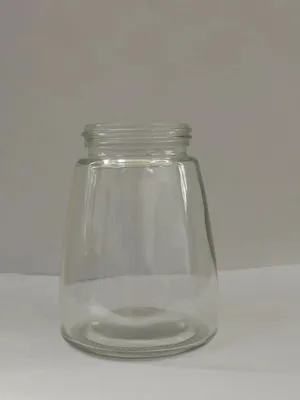 Screwed Molded Shaped Glass Bottle for Honey Pack