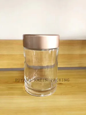 Molded Glass Honey Bottle Glass Bird′s Nest Bottle