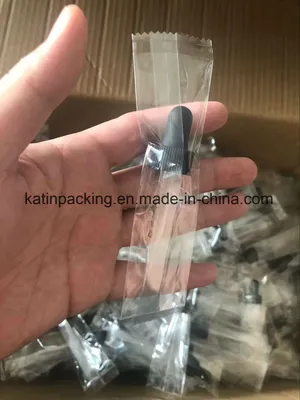 Glassware Glass Bottle with Taper Straight Glass Dropper