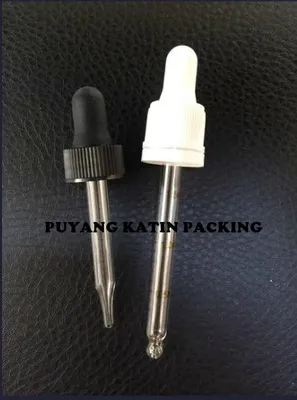 7.15X68mm Glass Dropper Glass Pipette with Screwed Cap and Bulb